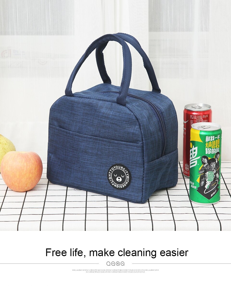Portable Thermal Insulated Lunch Bag - Image 4