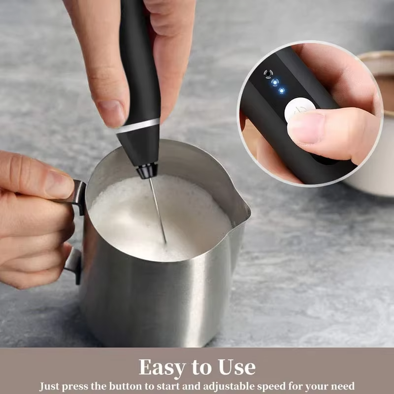 2 In 1 Rechargeable Milk Frother Wand - Image 3